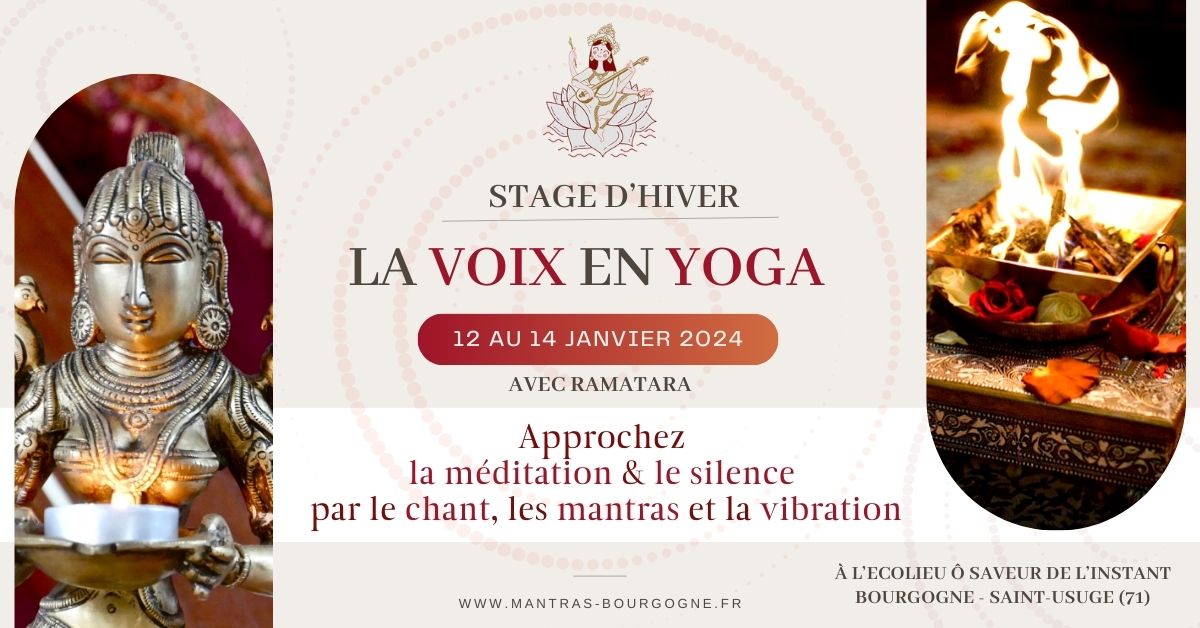 STAGE d'HIVER - 2 JOURS : La Voix en Yoga (71)